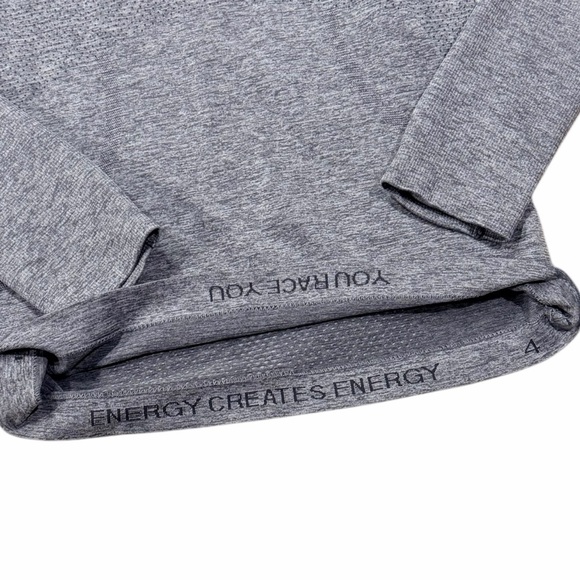lululemon athletica Gray Long Sleeve Tee Size 4 - Picture 2 of 6